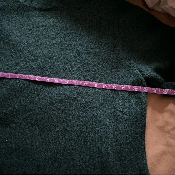 Teal Green Soft Mock Neck Sweater Dip - Picture 7 of 8